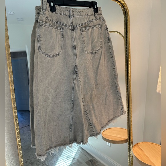 Zara Denim Midi Skirt - Picture 3 of 4